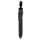 Tailz Grey Fox Tail Vibrating Anal Plug