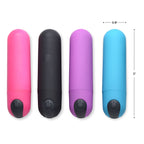 21X Vibrating Bullet with Remote Control - Blue