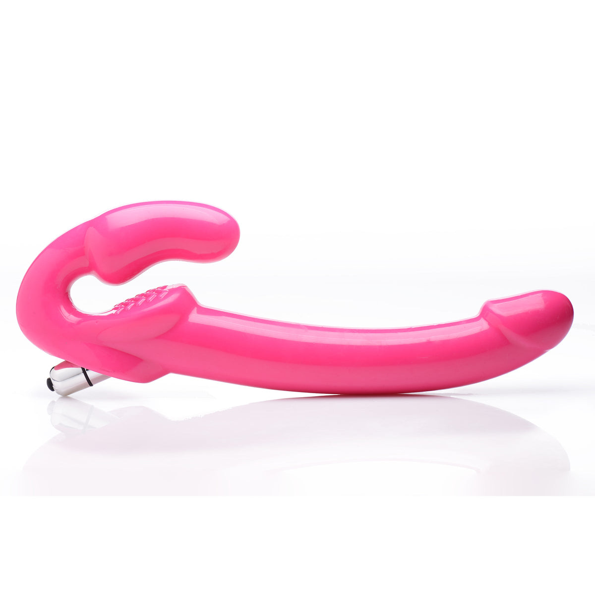 Strap U 7X Revolver Slim 8 Inch Vibrating Strapless Strap-on