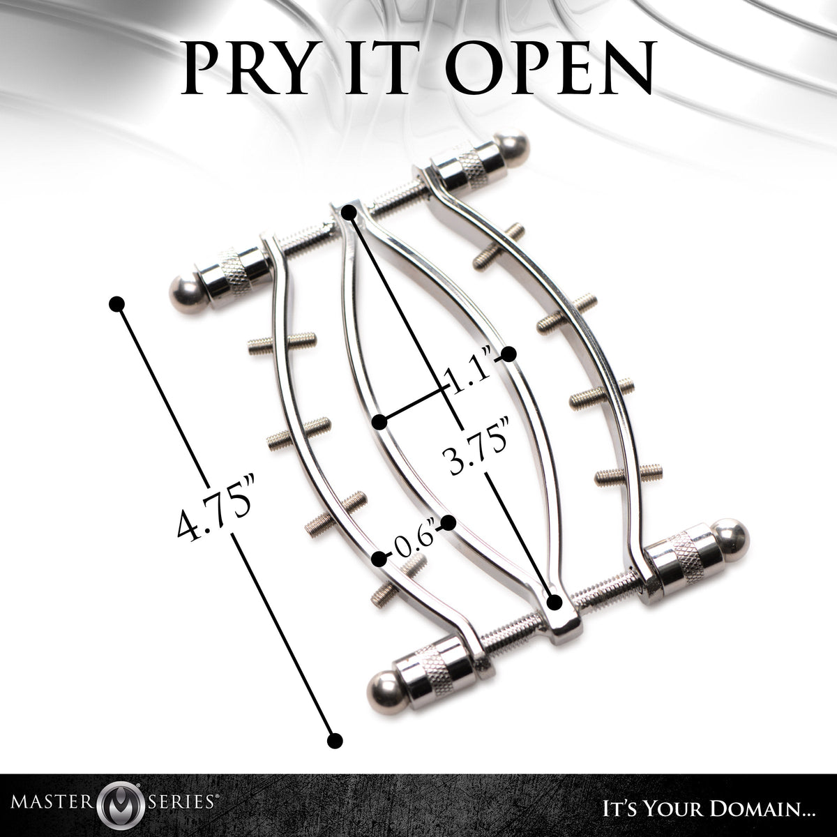 Spread 'Em Poker Labia Clamp with Adjustable Pressure Screws