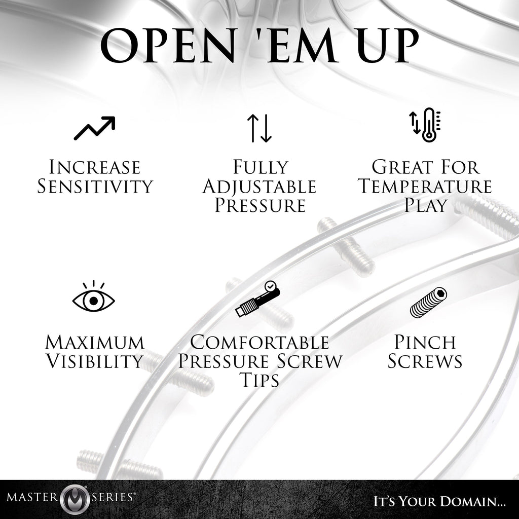 Spread 'Em Poker Labia Clamp with Adjustable Pressure Screws