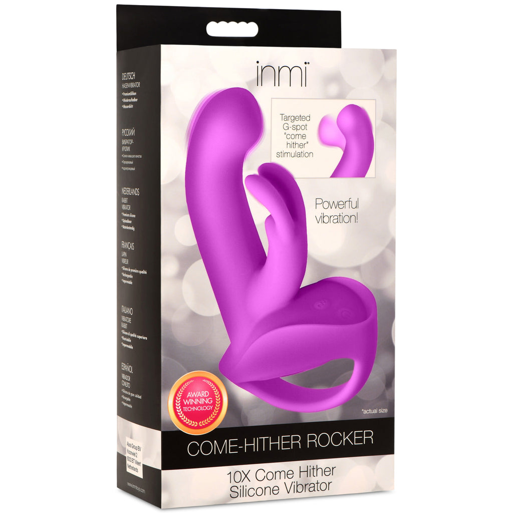 10X Come-Hither Rocker Come Hither Silicone Vibrator
