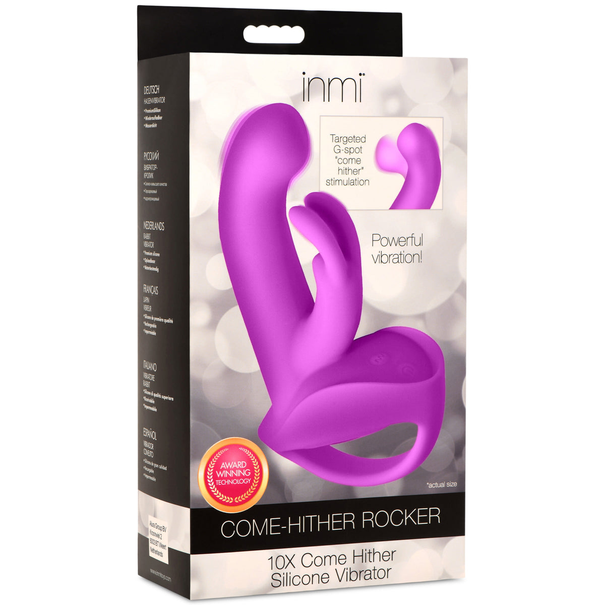 10X Come-Hither Rocker Come Hither Silicone Vibrator