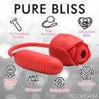 Romping Rose 10X Suction Rose & Thrusting Vibrator