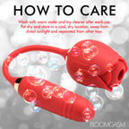 Romping Rose 10X Suction Rose & Thrusting Vibrator