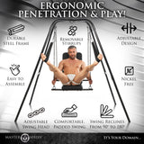 Throne Adjustable Sex Swing with Stand