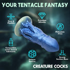 Creature Cock Cocktopus Octopus Silicone Dildo