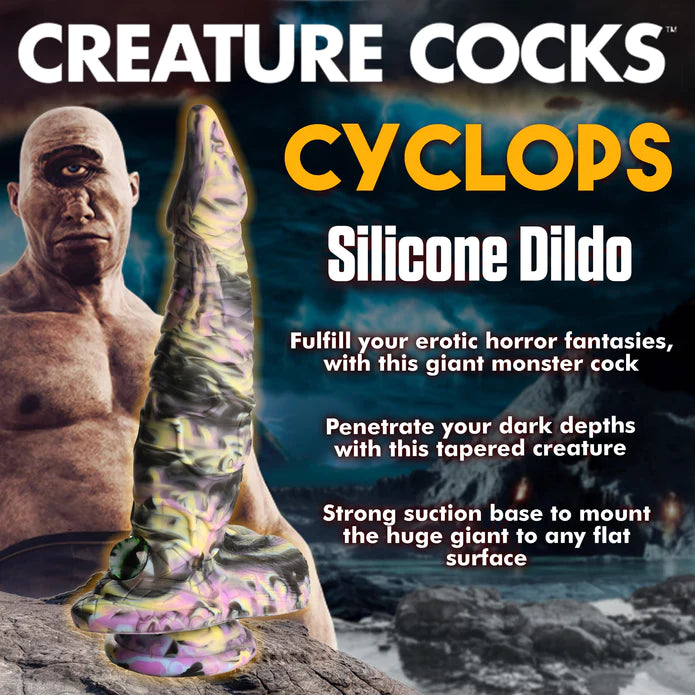 Creature Cocks Cyclopes Silicone Dildo 8.75in