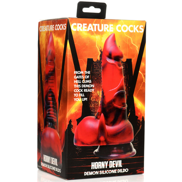Horny Devil Demon Silicone Dildo by creature cocks