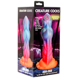 Aqua-Cock Glow-in-the-Dark Silicone Dildo by Creature Cocks