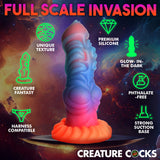 Creature Cocks Alien Invader Alien Glow-in-the-Dark Silicone Dildo