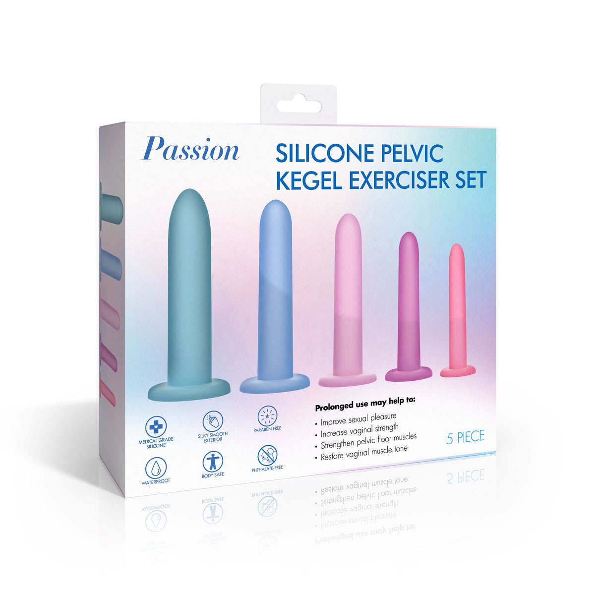 Silicone Pelvic Kegel Exerciser Set