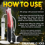 Centaur Explosion Squirting Silicone Dildo by creature cocks