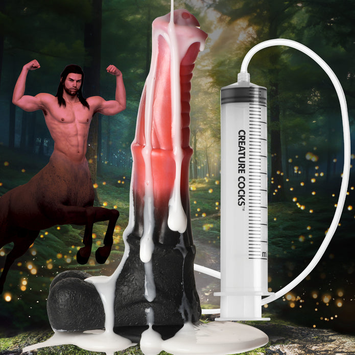 Centaur Explosion Squirting Silicone Dildo by creature cocks
