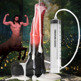 Centaur Explosion Squirting Silicone Dildo by creature cocks