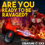 Creature Cocks Hell Wolf Thrusting & Vibrating Silicone Dildo
