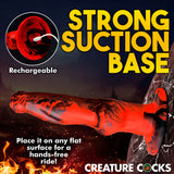 Creature Cocks Hell Wolf Thrusting & Vibrating Silicone Dildo