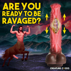 Creature Cocks Deluxe Centaur Thrusting & Vibrating Silicone Dildo