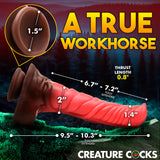 Creature Cocks Deluxe Centaur Thrusting & Vibrating Silicone Dildo