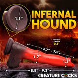 Creature Cocks Ramming Hound Thrusting & Vibrating Silicone Dildo