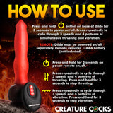 Creature Cocks Ramming Hound Thrusting & Vibrating Silicone Dildo