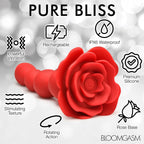Rose Twirl 10X Vibrating & Rotating Silicone Anal Beads