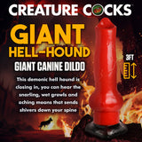 Giant Hell-Hound Canine Dildo by creature cocks