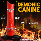 Giant Hell-Hound Canine Dildo by creature cocks