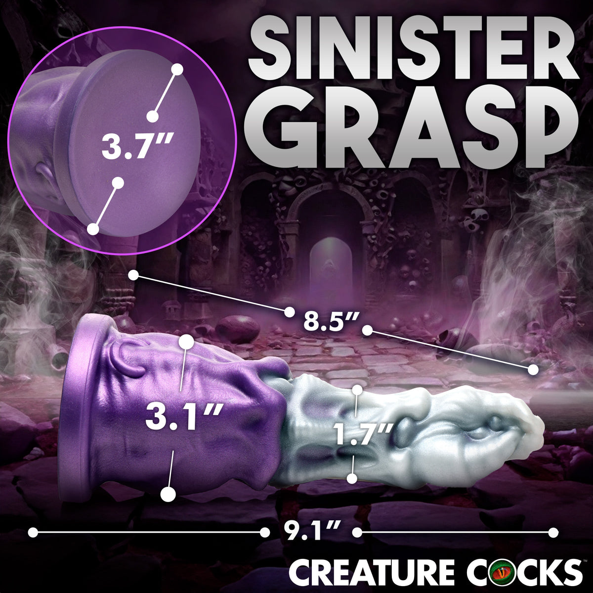 Grim Reaper Silicone Dildo by Creature Cocks