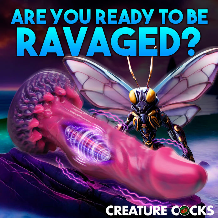 Xenox Vibrating Silicone Dildo with Remote by creature cocks