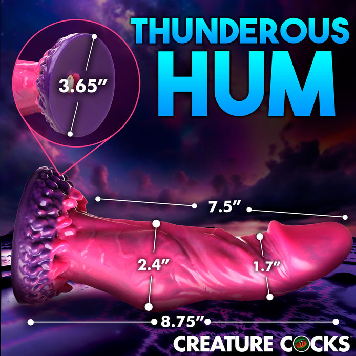 Xenox Vibrating Silicone Dildo with Remote by creature cocks