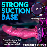 Xenox Vibrating Silicone Dildo with Remote by creature cocks