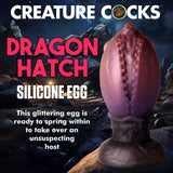 Creature Cocks Dragon Hatch Silicone Egg - L