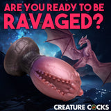 Large Dragon Hatch Silicone Egg + Free Lubricant