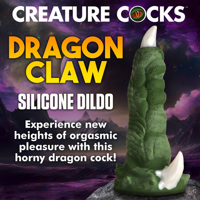 Creature Cocks Dragon Claw Silicone Dildo Green