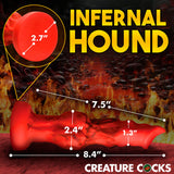 Creature Cocks Fire Hound Silicone Dildo - Medium