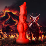 Creature Cocks Fire Hound Silicone Dildo - Medium