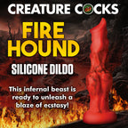 Creature Cocks Fire Hound Silicone Dildo - Small