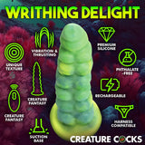 Creature Cocks Squirmer Thrusting & Vibrating Silicone Dildo