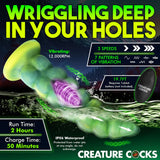 Creature Cocks Squirmer Thrusting & Vibrating Silicone Dildo