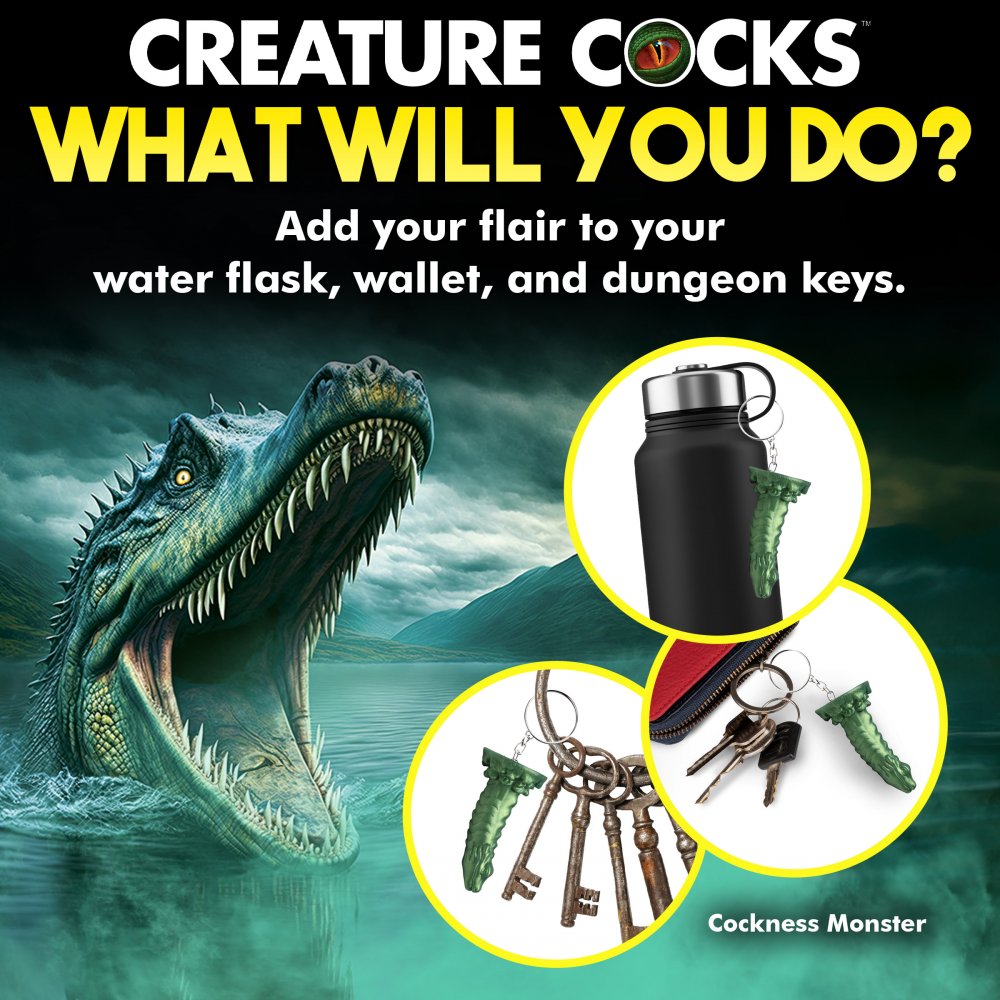 Creature Cocks Mini Dildo Keychain - Full Set