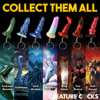 Creature Cocks Fire Demon Keychain