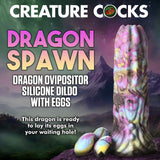 Creature Cock Dragon Spawn Dragon Ovipositor Silicone Dildo with Eggs