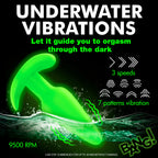 GLOW-IN-THE-DARK SILICONE BUTT PLUG