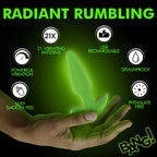 GLOW-IN-THE-DARK SILICONE BUTT PLUG
