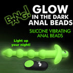 28X Glow-In-The-Dark Anal Beads W/ Remote