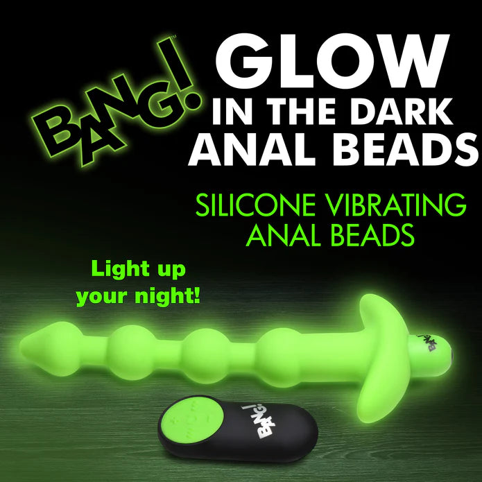 28X Glow-In-The-Dark Anal Beads W/ Remote