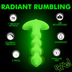 28X Glow-In-The-Dark Anal Beads W/ Remote