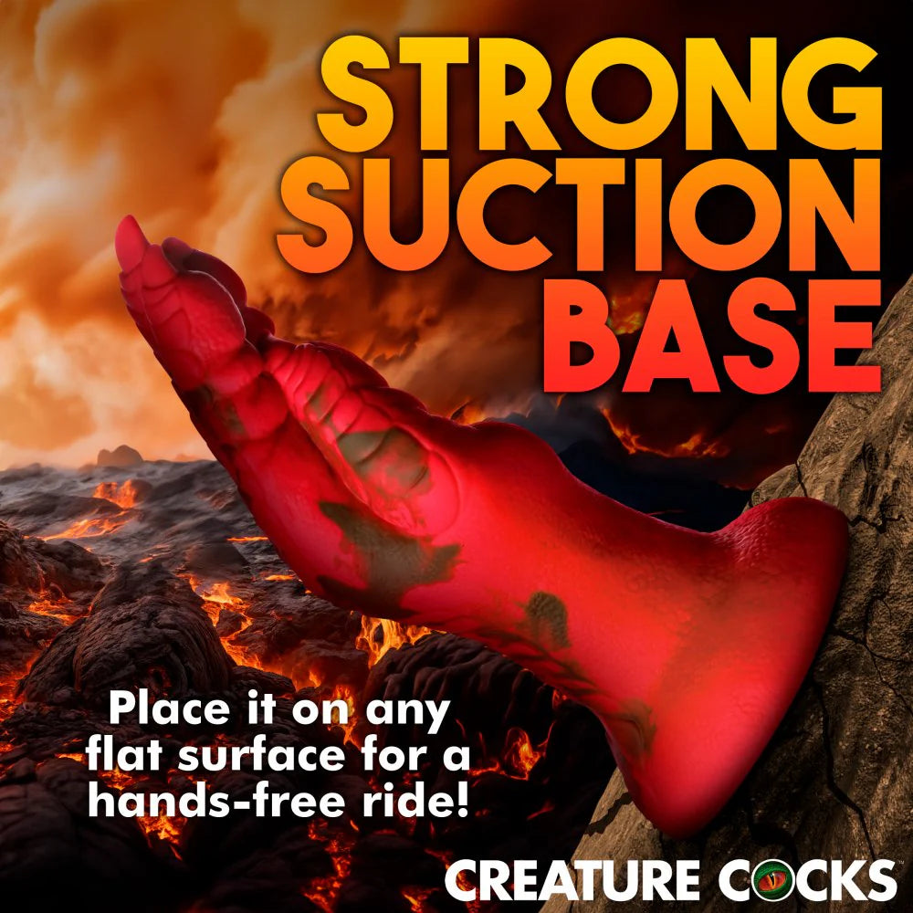 CREATURE COCKS DEMON CLAW FISTING SILICONE DILDO RED