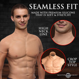 Ripped Silicone Male Chest